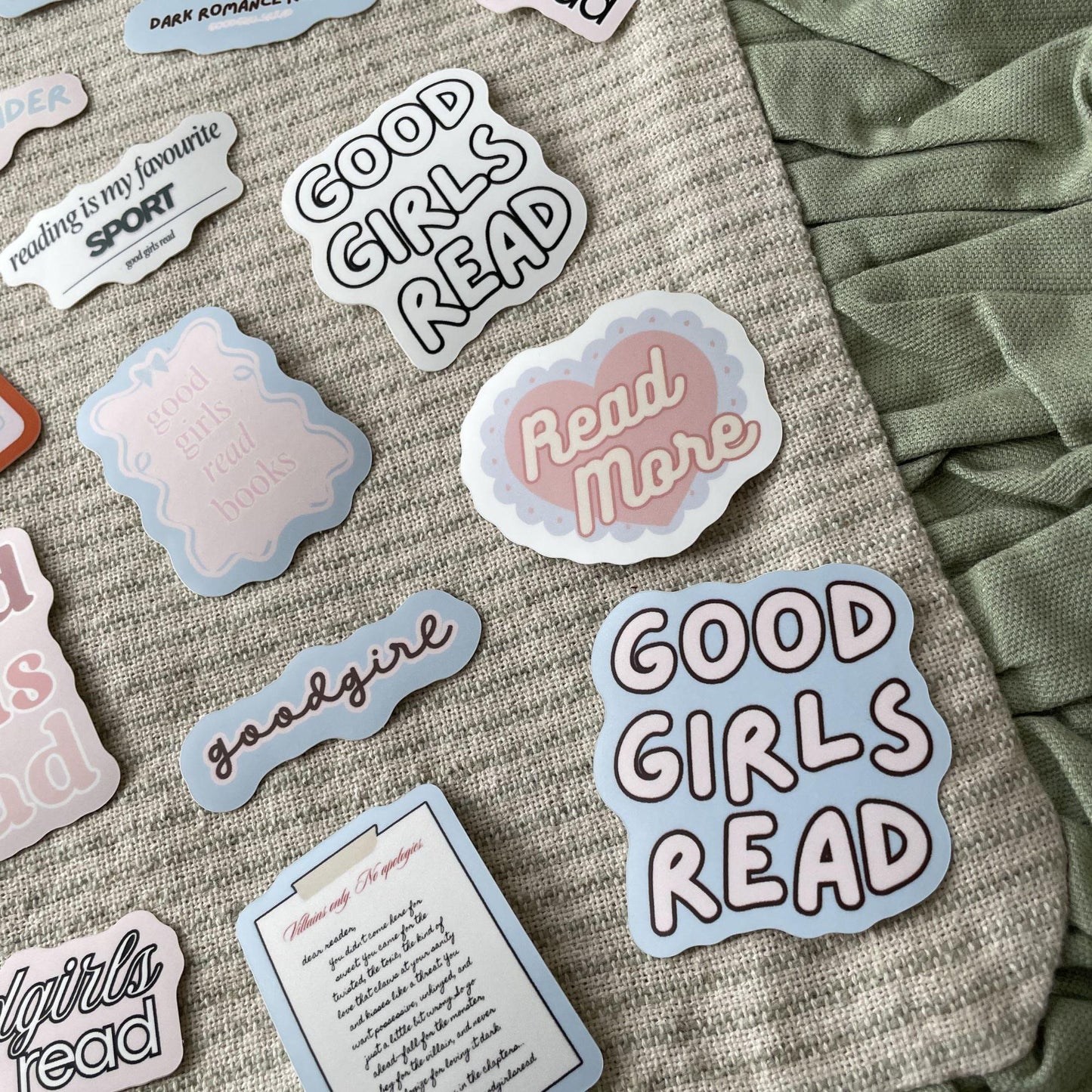 Good Girls Read Stickers - Bookish Stickers - Kindle Stickers