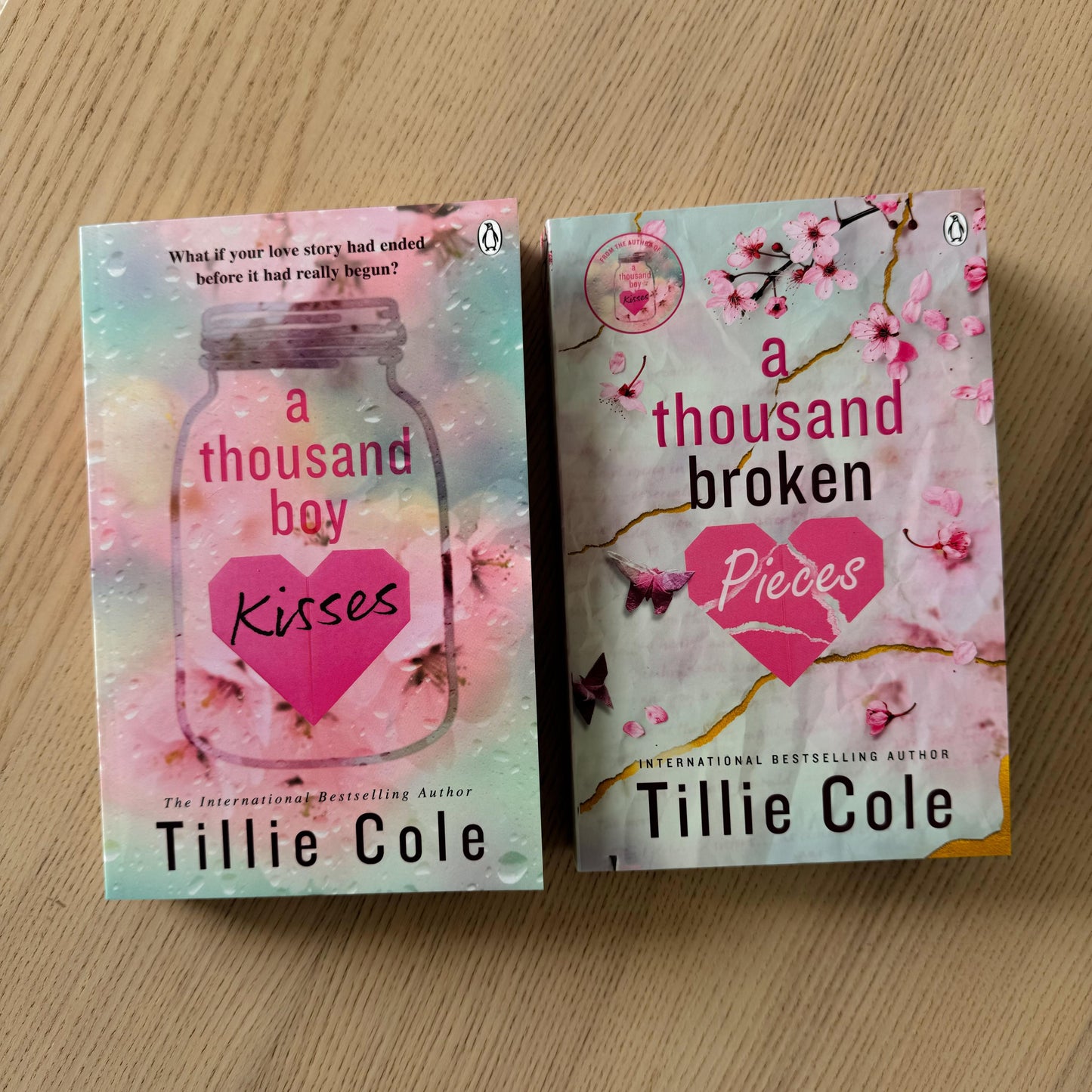 A Thousand Boy Kisses by Tillie Cole - 2 Book Paperback Bundle