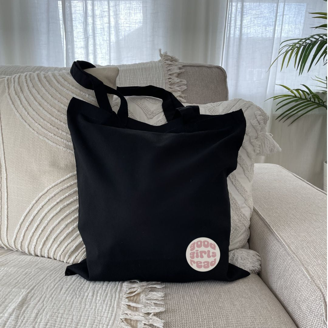 GoodGirlsRead Circle Logo Tote Bag - Bookish Tote Bag