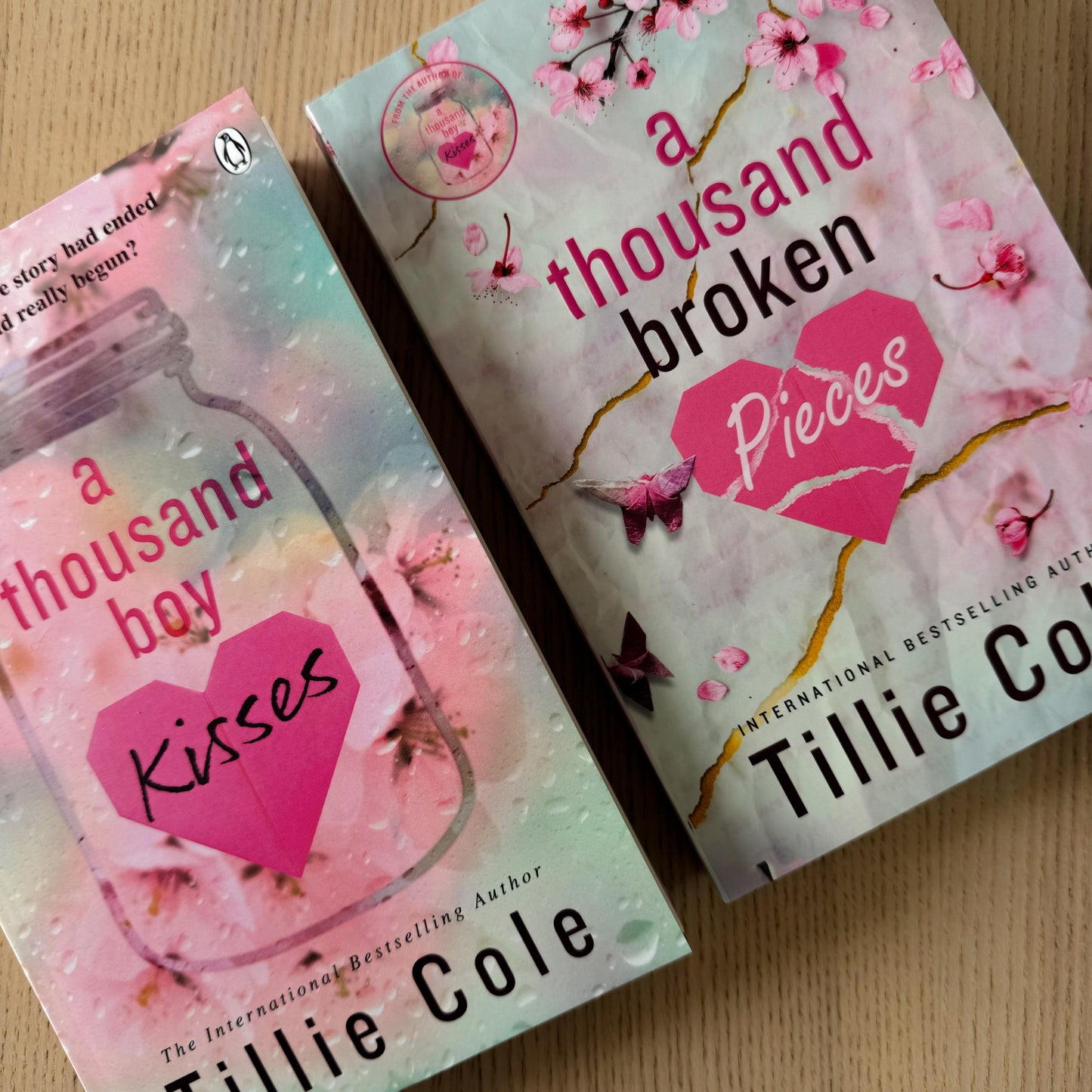 A Thousand Boy Kisses by Tillie Cole - 2 Book Paperback Bundle