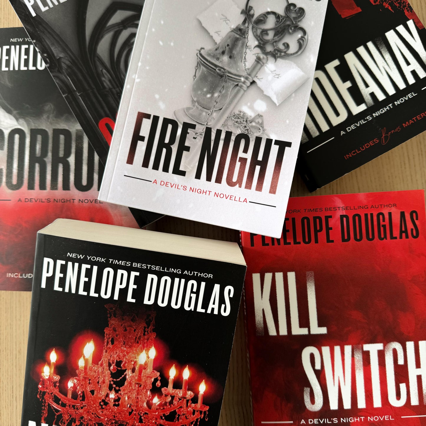 The Devil's Night Series by Penelope Douglas - 6 Book Paperback Bundle