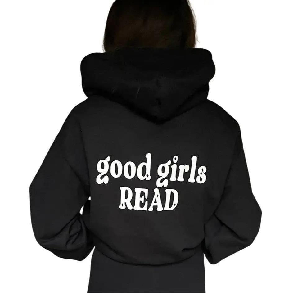 GoodGirlsRead Black Unisex Hoodie
