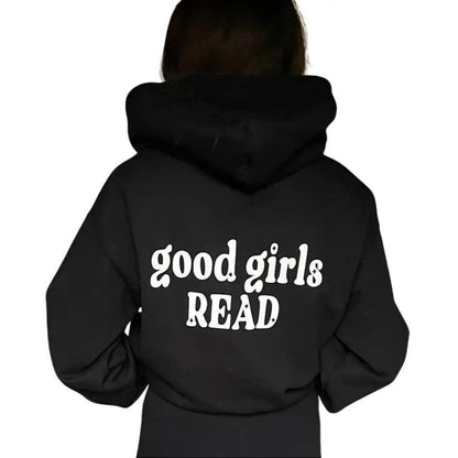 GoodGirlsRead Black Unisex Hoodie