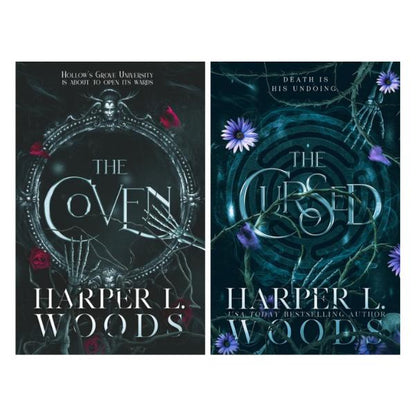 Coven of Bones Series by Harper L. Woods - 2 Book Bundle - Hardbacks