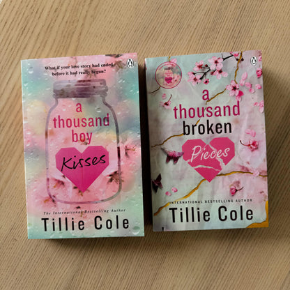 A Thousand Boy Kisses by Tillie Cole - 2 Book Paperback Bundle