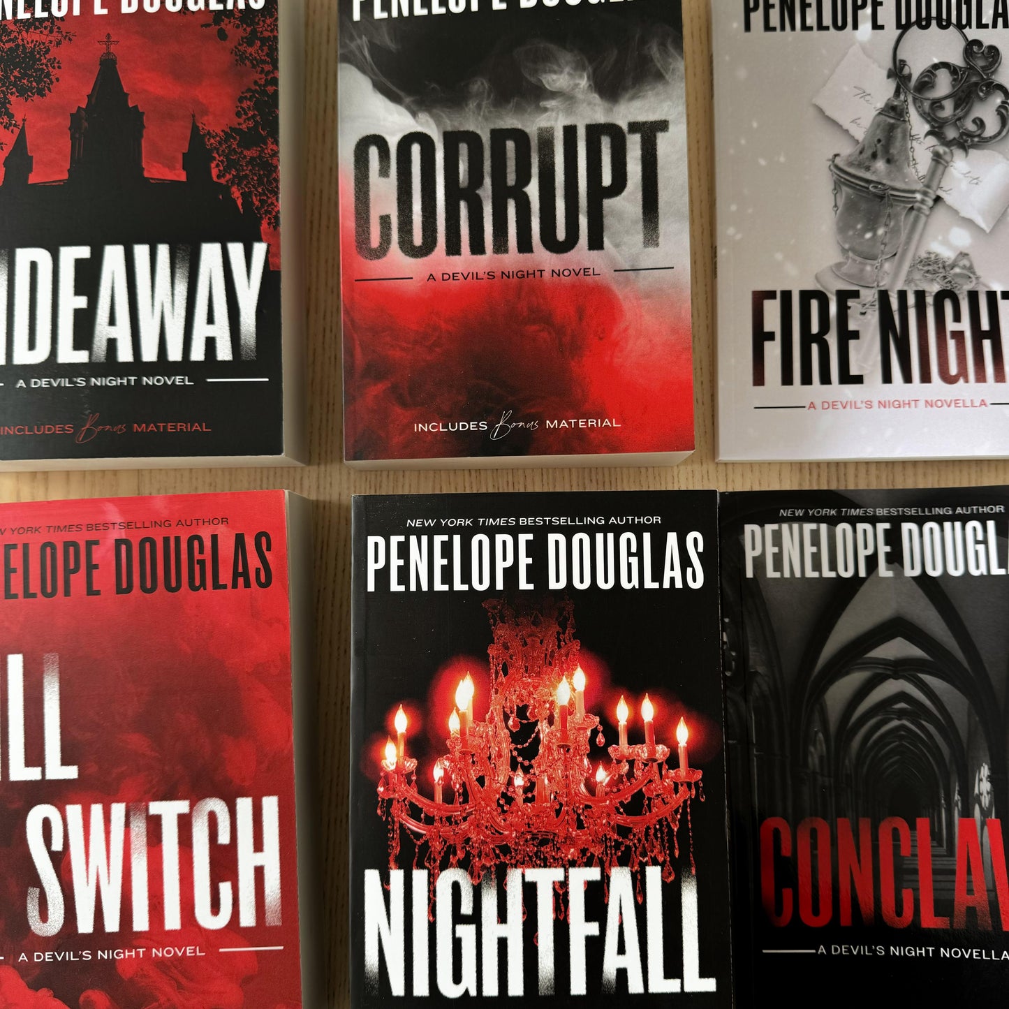 The Devil's Night Series by Penelope Douglas - 6 Book Paperback Bundle