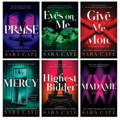 Salacious Players Club Series by Sara Cate - 6 Book Bundle Paperbacks