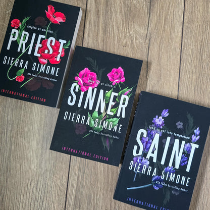 Priest Series by Sierra Simone - 3 Book Paperback Bundle
