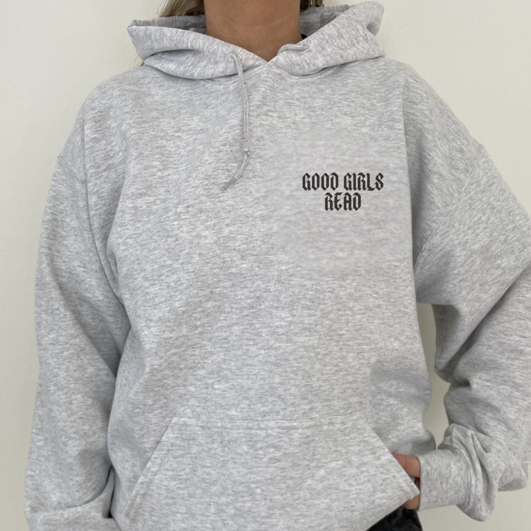 Grey Tattoo Style GoodGirlsRead Hoodie