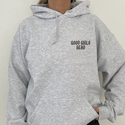 Grey Tattoo Style GoodGirlsRead Hoodie