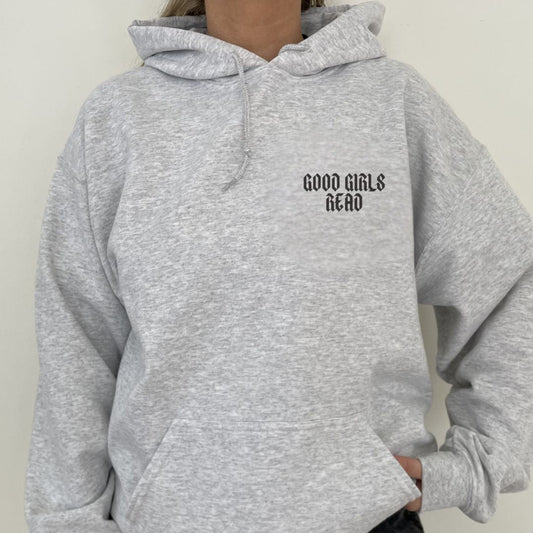 Grey Tattoo Style GoodGirlsRead Hoodie