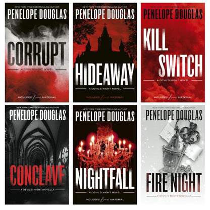 The Devil's Night Series by Penelope Douglas - 6 Book Paperback Bundle
