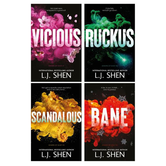 Sinners of Saint Series by L.J.Shen - 4 Book Bundle - Paperbacks