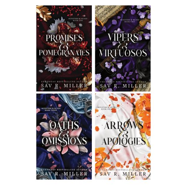 Monsters and Muses by Sav R. Miller - 4 Book Bundle - Paperback
