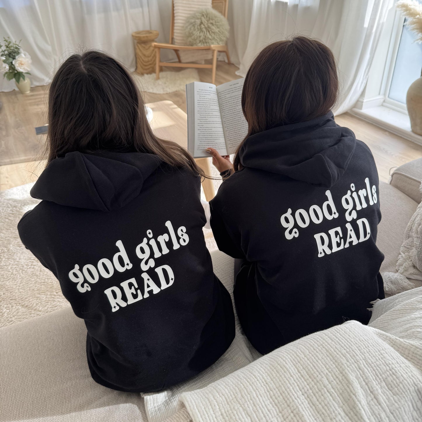 GoodGirlsRead Black Unisex Hoodie