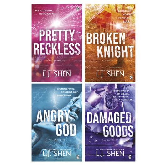All Saints High Series by L.J.Shen - 4 Book Bundle - Paperbacks