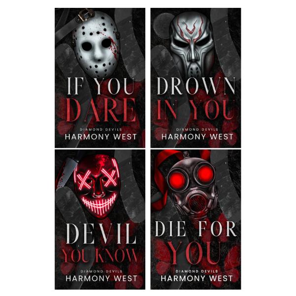 Diamond Devils Series by Harmony West - 4 Book Bundle - Paperbacks