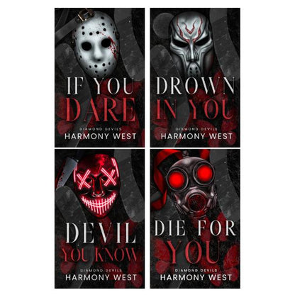 Diamond Devils Series by Harmony West - 4 Book Bundle - Paperbacks