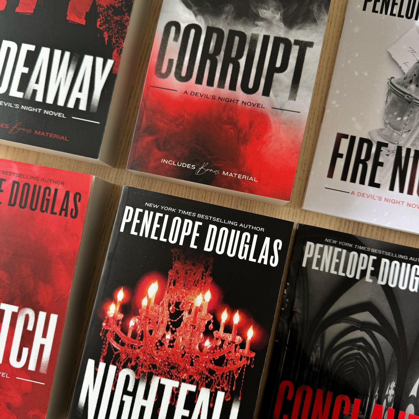 The Devil's Night Series by Penelope Douglas - 6 Book Paperback Bundle