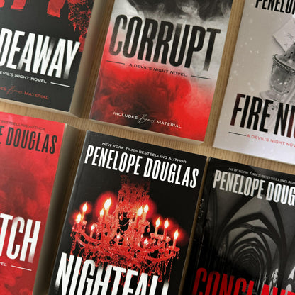 The Devil's Night Series by Penelope Douglas - 6 Book Paperback Bundle