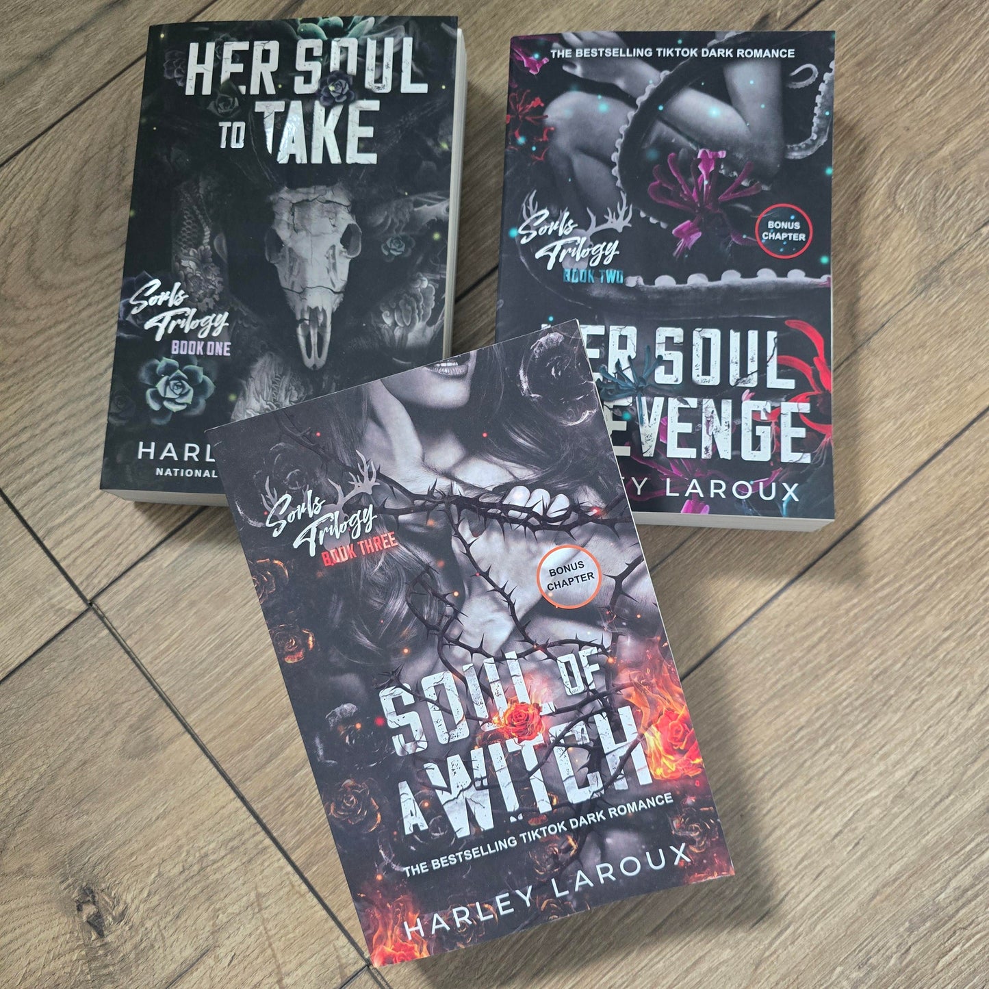 Souls Trilogy by Harley Laroux - 3 Book Paperback Bundle