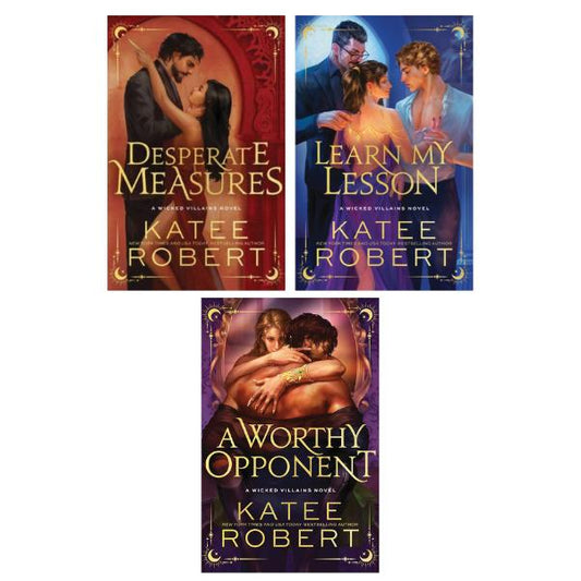 Wicked Villains Series by Katee Robert - Paperback - 3 Book Bundle