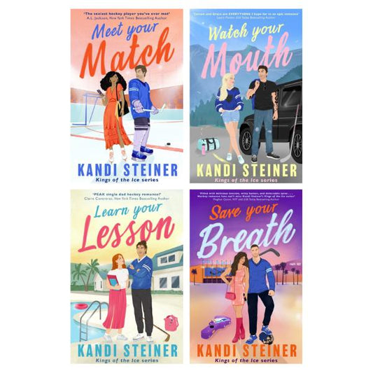 Kings of the Ice Series by Kandi Steiner - 4 Book Bundle - Paperbacks