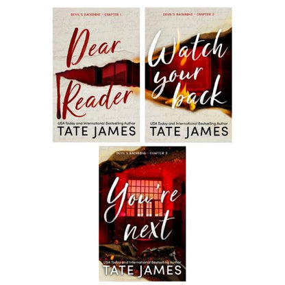 Devils Backbone Series by Tate James - 3 Book Bundle - Paperbacks