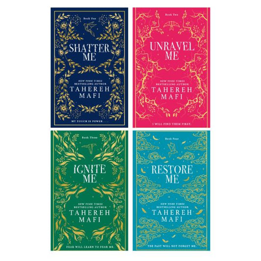 Shatter Me Series by Tahereh Mafi - 4 Book Collector's Edition Bundle