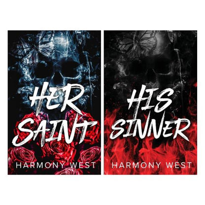 Saint and Sinner Duet Series by Harmony West - 2 Book Bundle - Paperbacks