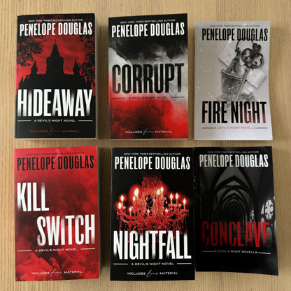 The Devil's Night Series by Penelope Douglas - 6 Book Paperback Bundle