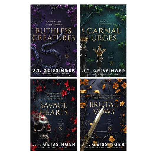 Queens & Monsters Series by  J.T. Geissinger - 4 Book Bundle - Paperbacks