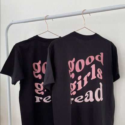 Black GoodGirlsRead Over-Sized T-Shirt