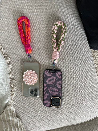Handmade Crochet Arm Strap - Key Chain - Phone Strap - Kindle Strap