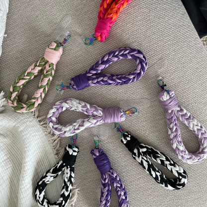 Handmade Crochet Arm Strap - Key Chain - Phone Strap - Kindle Strap