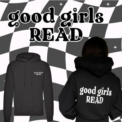 GoodGirlsRead Black Unisex Hoodie