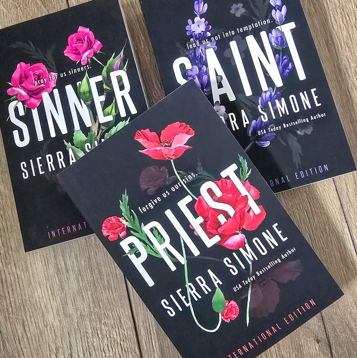 Priest Series by Sierra Simone - 3 Book Paperback Bundle
