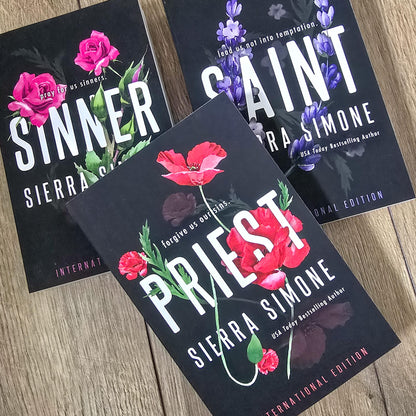 Priest Series by Sierra Simone - 3 Book Paperback Bundle