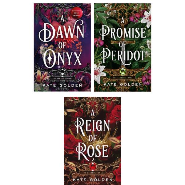 The Sacred Stones Trilogy by Kate Golden - 3 Book Bundle - Paperbacks