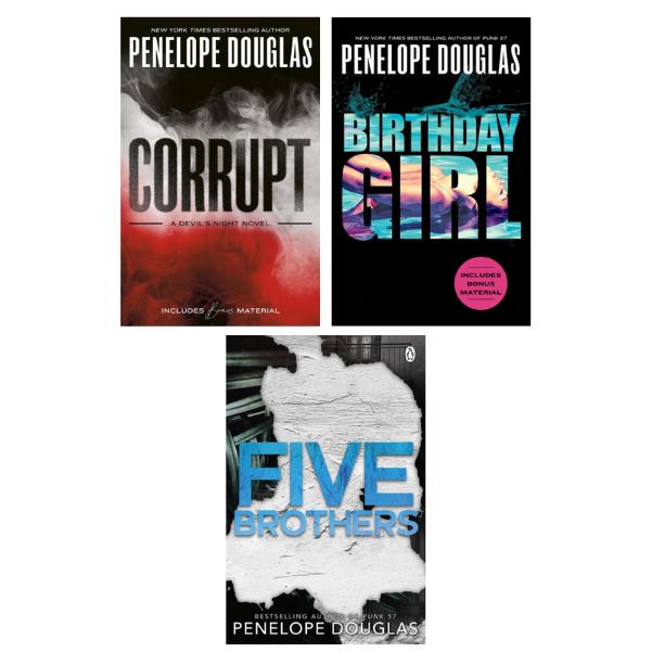 Penelope Douglas Book Starter Bundle -3 Book Paperback Bunde