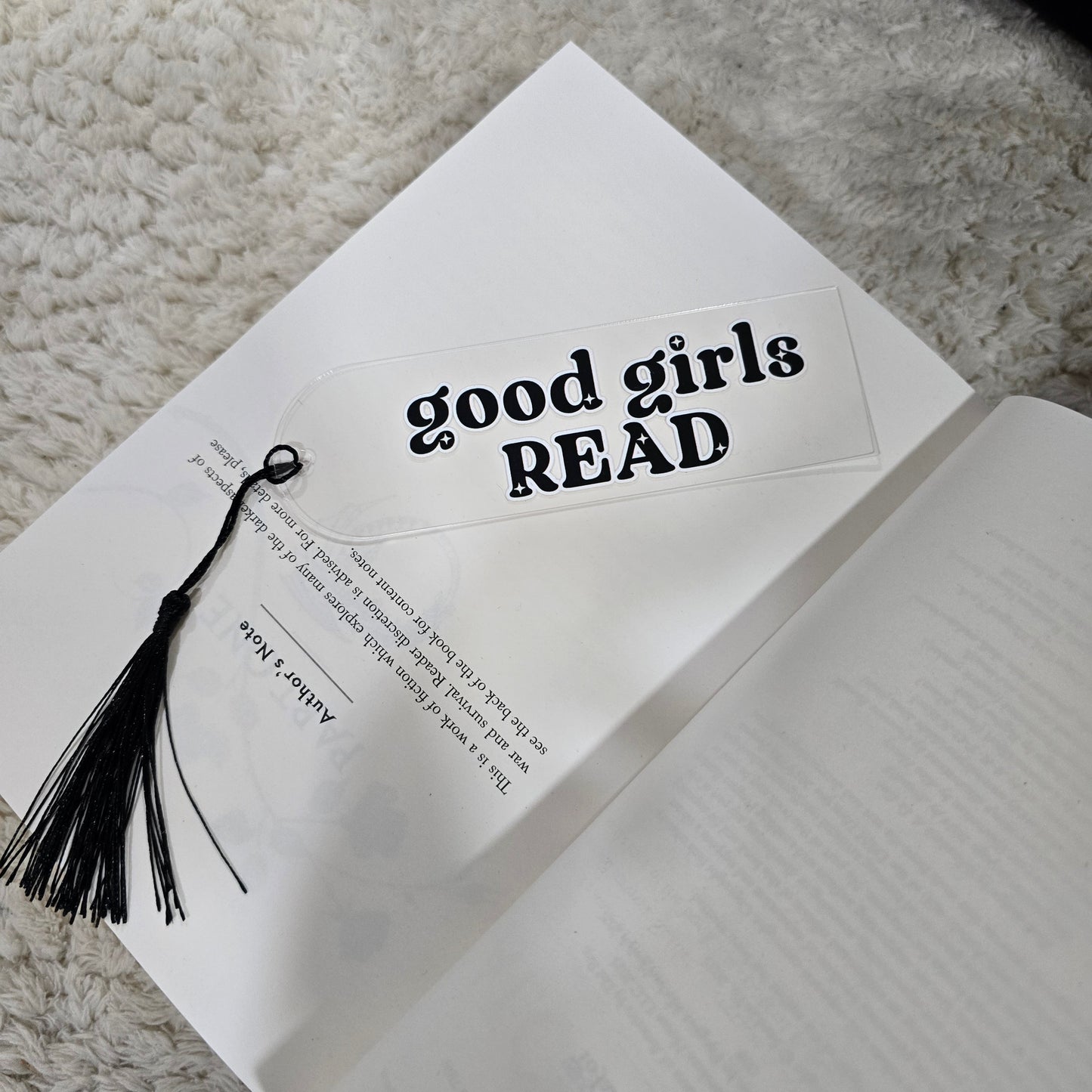 Black GoodGirlsRead Bookmark