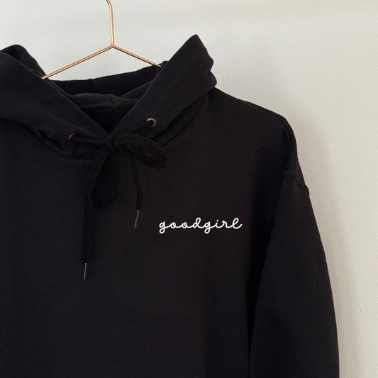 Good Girl Script Hoodie