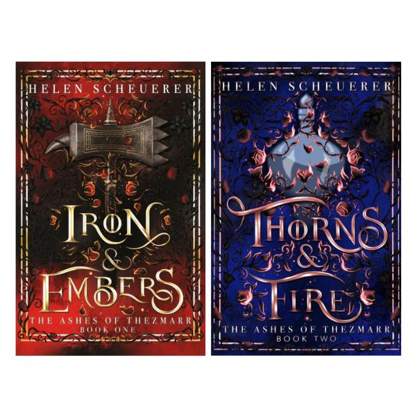 The Ashes of Thezmarr Series by Helen Scheuerer - Hardbacks- 2 Book Bundle