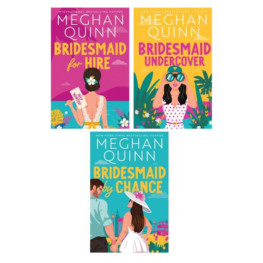 Bridesmaid for Hire Series by Meghan Quinn - 3 Book Bundle - Paperbacks