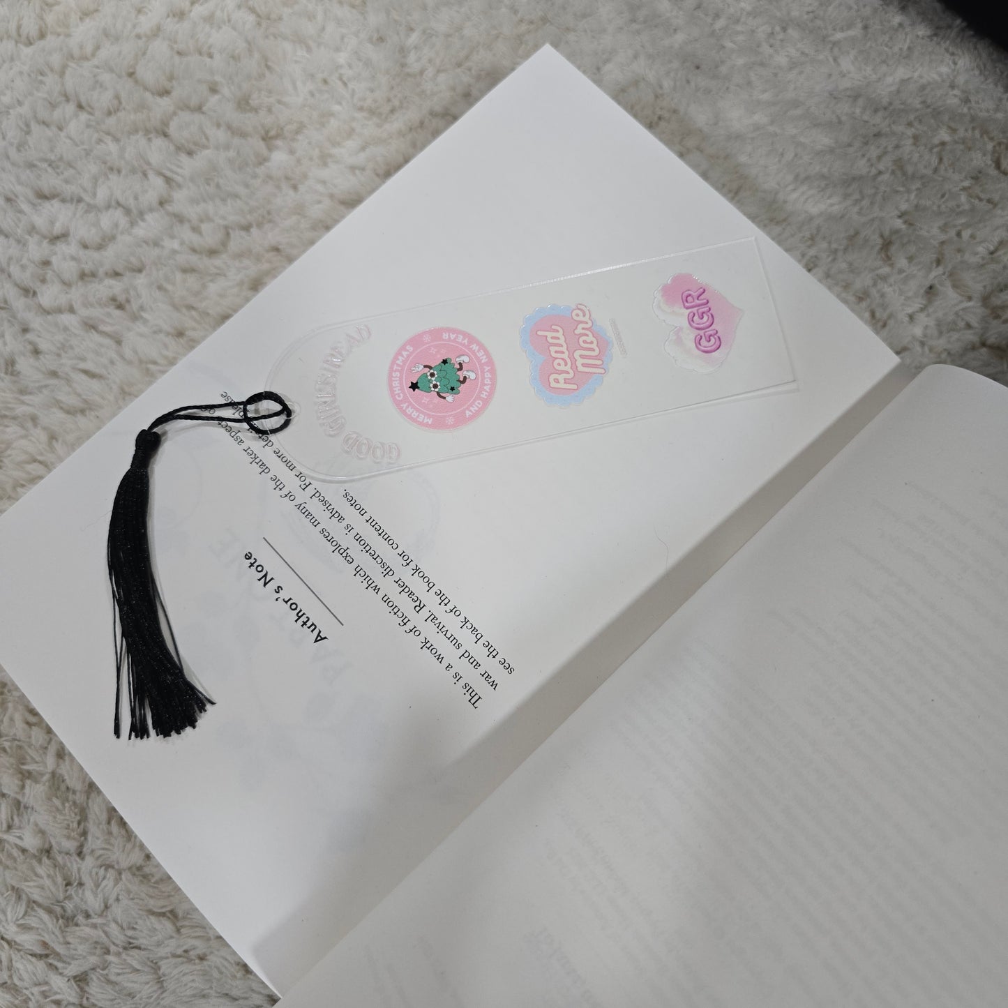 Pink GoodGirlsRead Bookmark
